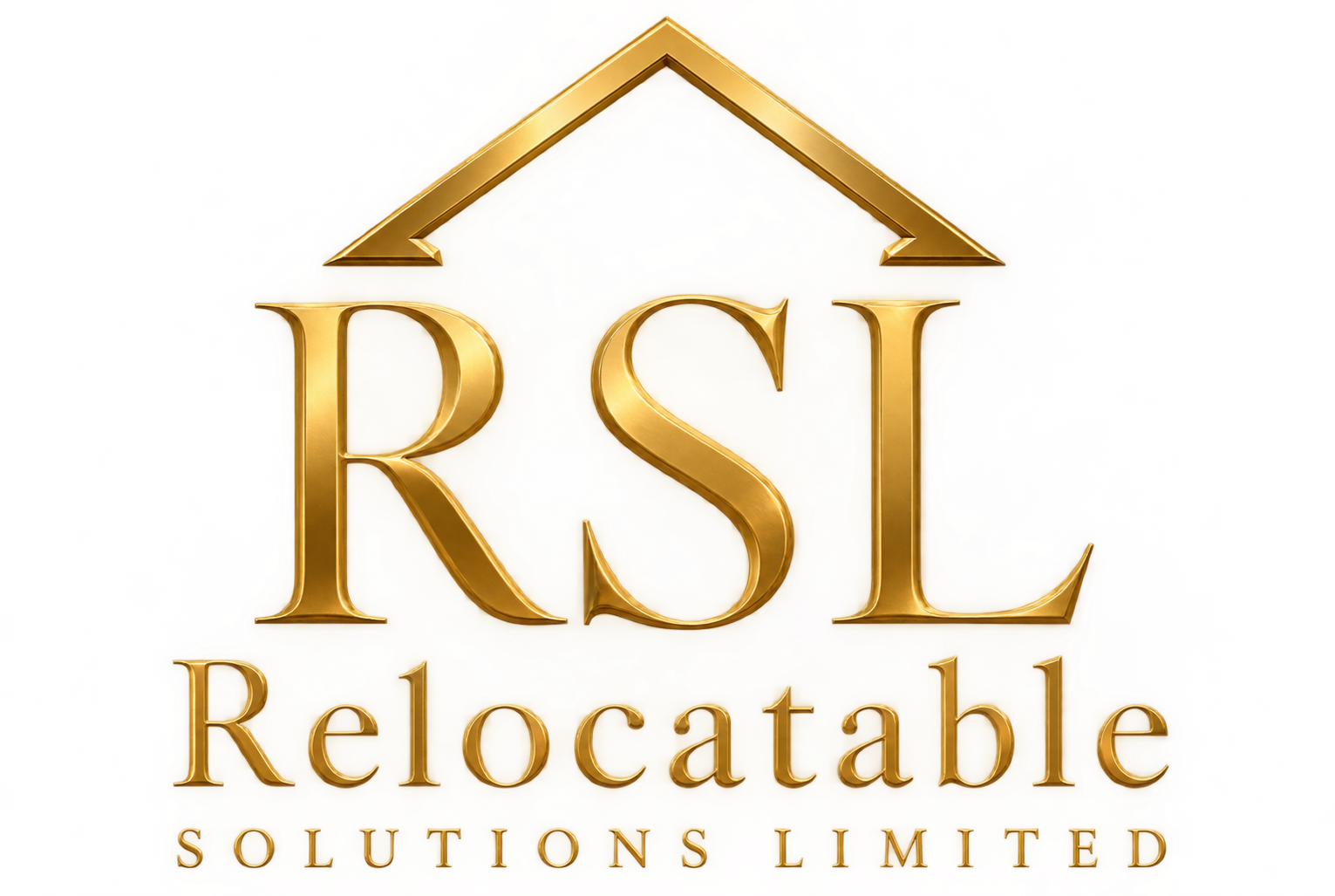 luxury gold rsl relocatable solutions logo
